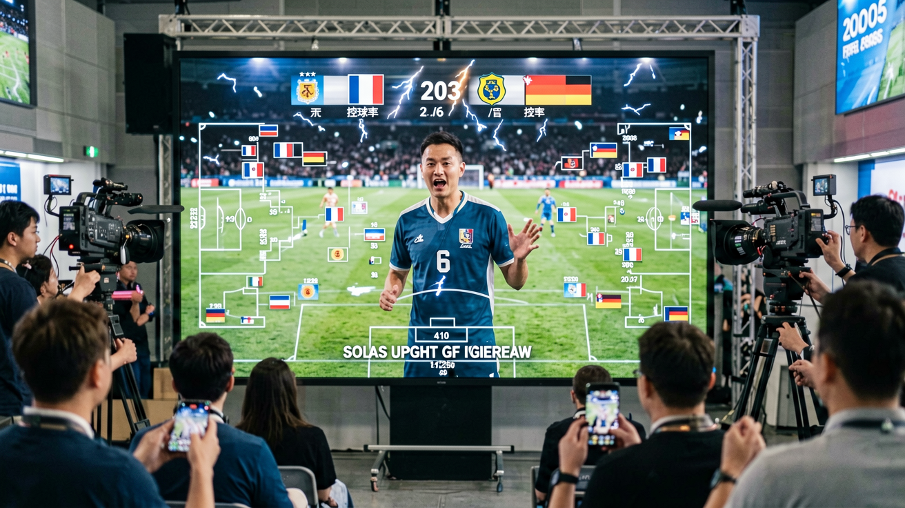 2026世界杯官网导航直播画面、实时比分弹窗及控球率图表展示